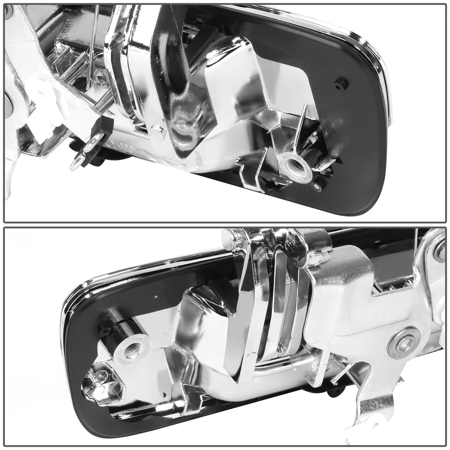 MANIJA DOOR HANDLE COVERS - CHEVY COLORADO 04-12/GMC CANYON 04-12 - ABS PLASTIC / STAINLESS STEEL - CHROME