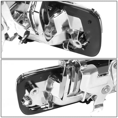 MANIJA DOOR HANDLE COVERS - CHEVY COLORADO 04-12/GMC CANYON 04-12 - ABS PLASTIC / STAINLESS STEEL - CHROME