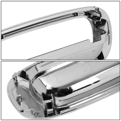 MANIJA DOOR HANDLE COVERS - 97-10 DODGE DAKOTA/06-09 MITSUBISHI RAIDER/ 11 RAM DAKOTA - BEZEL ONLY - ABS PLASTIC - CHROME