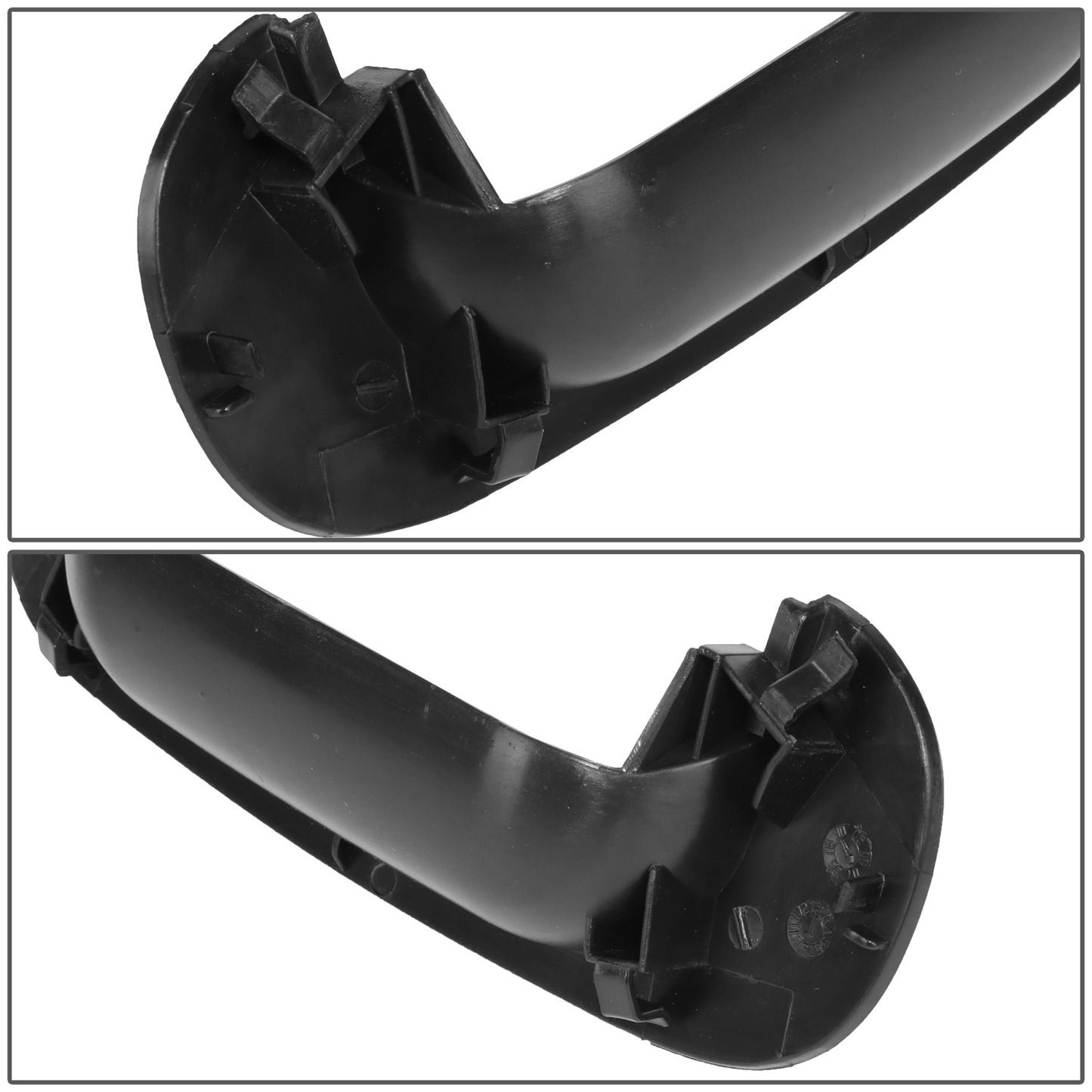 MANIJA DOOR HANDLE COVERS - DODGE RAM 1500 PICKUP 94-01/DODGE RAM 2500 PICKUP 94-02/DODGE RAM 3500 PICKUP 94-02 - ABS PLASTIC - SMOOTH BLACK