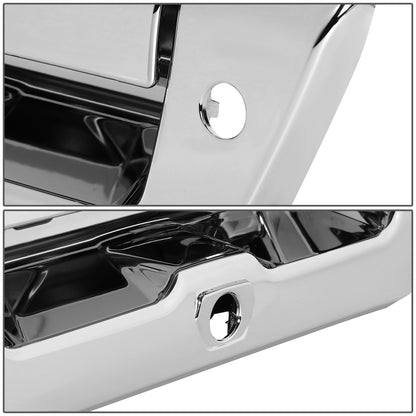 MANIJA DOOR HANDLE COVERS - 2015-2020 FORD F-150 - WITH KEY HOLE WITH CAMERA HOLE WITH LED HOLE - ABS PLASTIC - CHROME