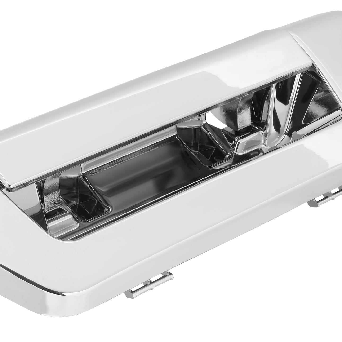 MANIJA DOOR HANDLE COVERS - FD F150 P/U 15-20 TAIL GATE HANDLE OUTER 15-17 W/O KEY H. W/O CAMERA W/O LED H. W/ALL CHROME (MANUAL) (PERFORMANCE)