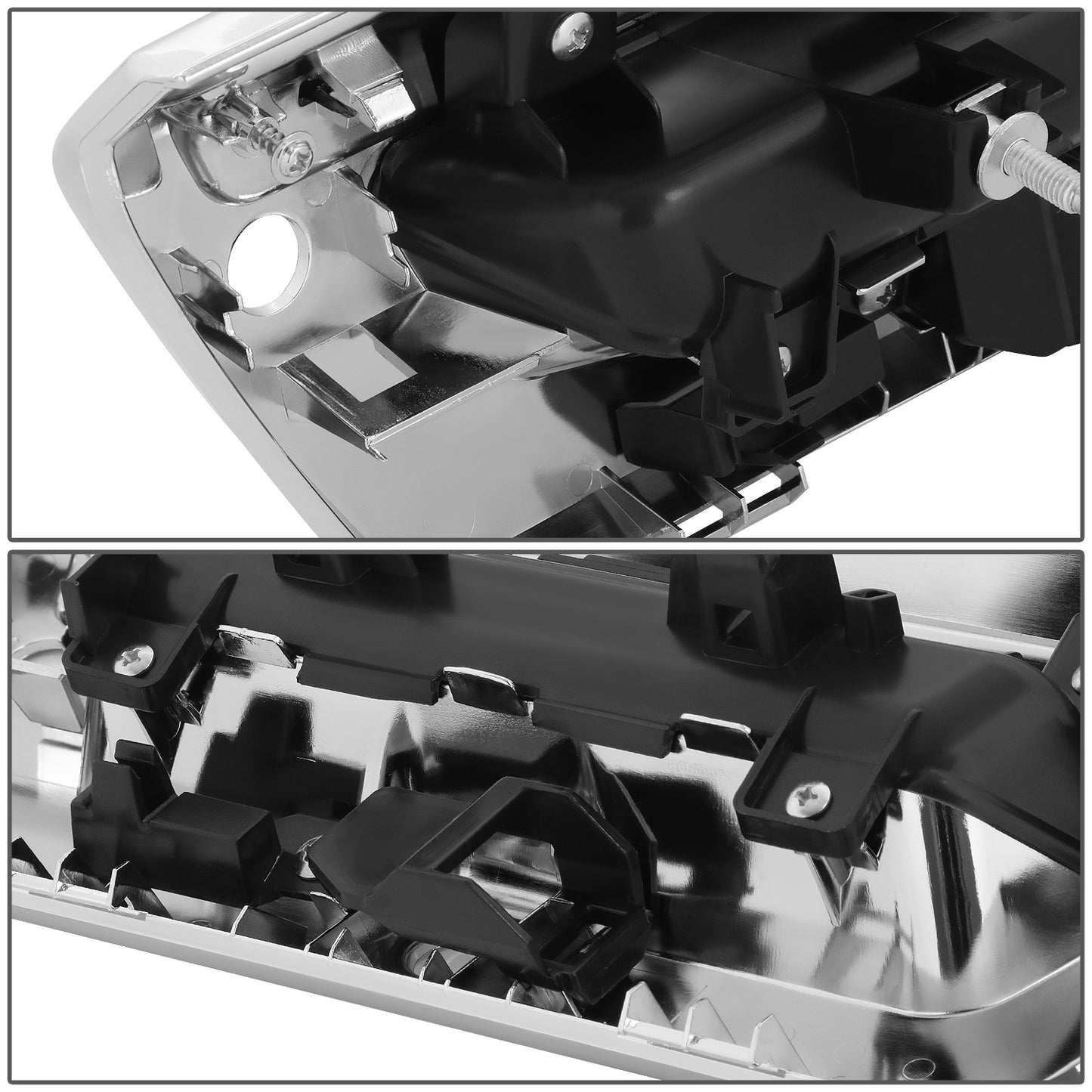 MANIJA DOOR HANDLE COVERS - FD F150 P/U 15-20 TAIL GATE HANDLE OUTER 15-17 W/KEY H. W/CAMERA H. W/LED H. W/ALL CHROME (POWER) (PERFORMANCE)