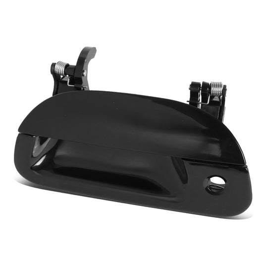 MANIJA DOOR HANDLE COVERS - 97-07 FORD F150-F550 - ABS PLASTIC / STAINLESS STEEL - SMOOTH BLACK