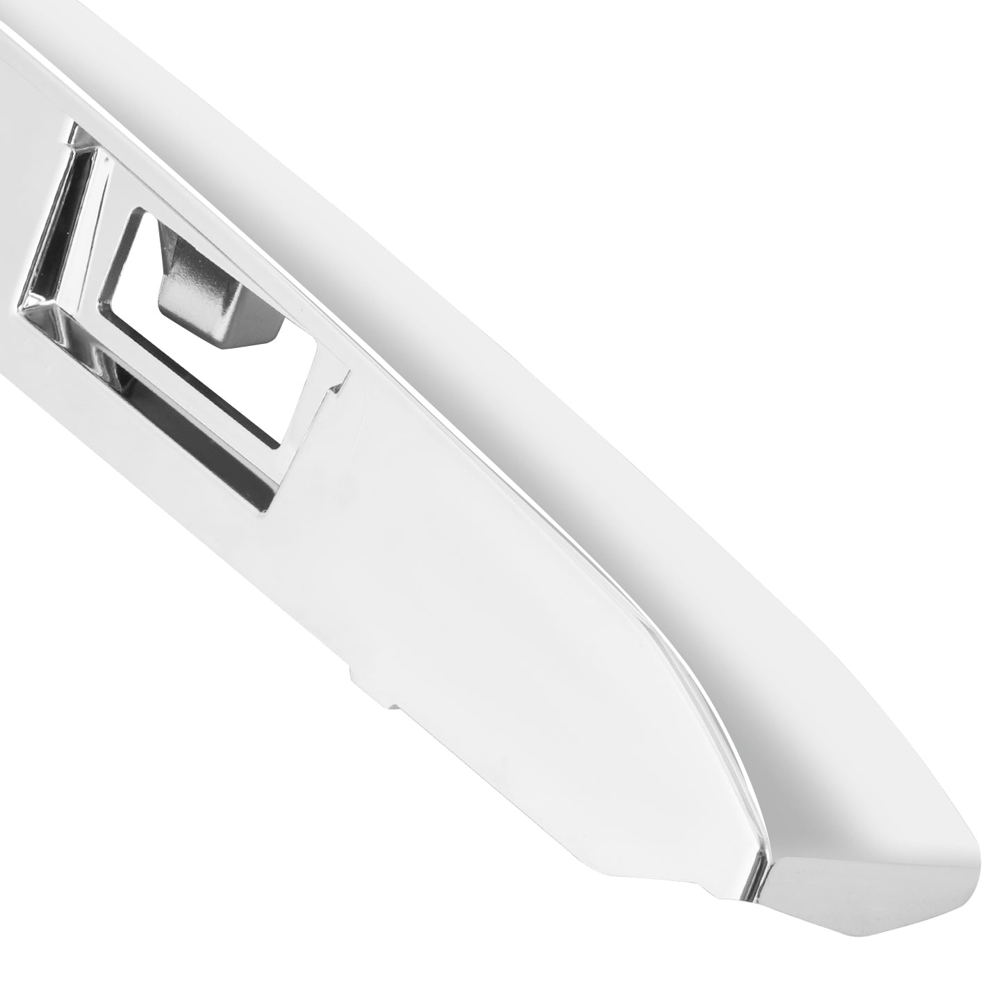 MANIJA DOOR HANDLE COVERS - NISSAN NV200 13-21 - CHEVROLET CITY EXPRESS 15-18 - STEEL / PLASTIC - CHROME