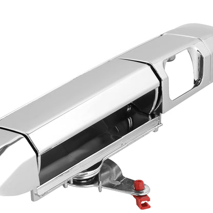 MANIJA DOOR HANDLE COVERS - TOYOTA TACOMA 09-15 - W/ CAMERA HOLE - STEEL / PLASTIC - CHROME