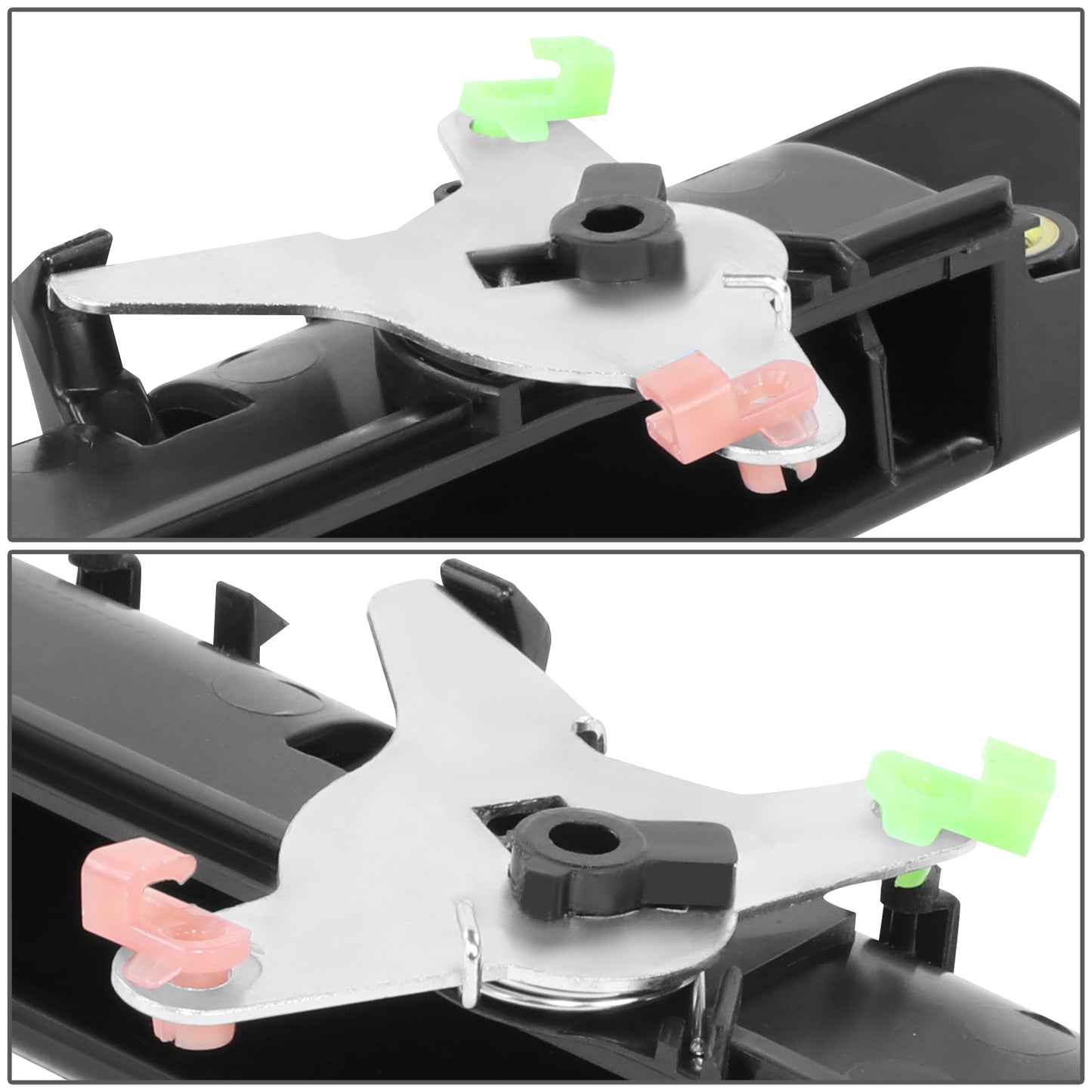 MANIJA DOOR HANDLE COVERS - TOYOTA TACOMA 05-08 - W/O CAMERA HOLE - STEEL / PLASTIC - SMOOTH