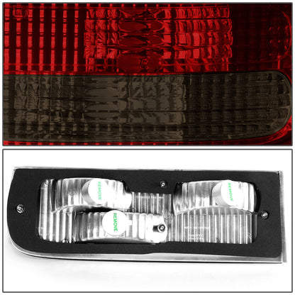 FAROS TRASEROS 14-16 TOYOTA COROLLA SEDAN - 3D - LED / HALOGEN - RED / SMOKE