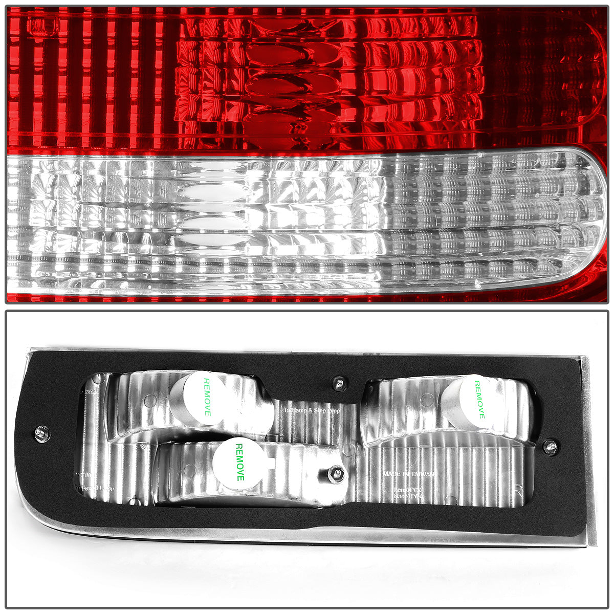 FAROS TRASEROS 90-96 NISSAN 300ZX Z32 - RED / CLEAR