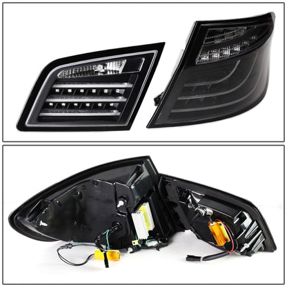 FAROS TRASEROS 11-13 BMW 528I , 528I XDRIVE , 535I , 535I XDRIVE , 550I , 550I XDRIVE / 12-13 BMW 530I , M5 - 3D - LED - CHROME / CLEAR