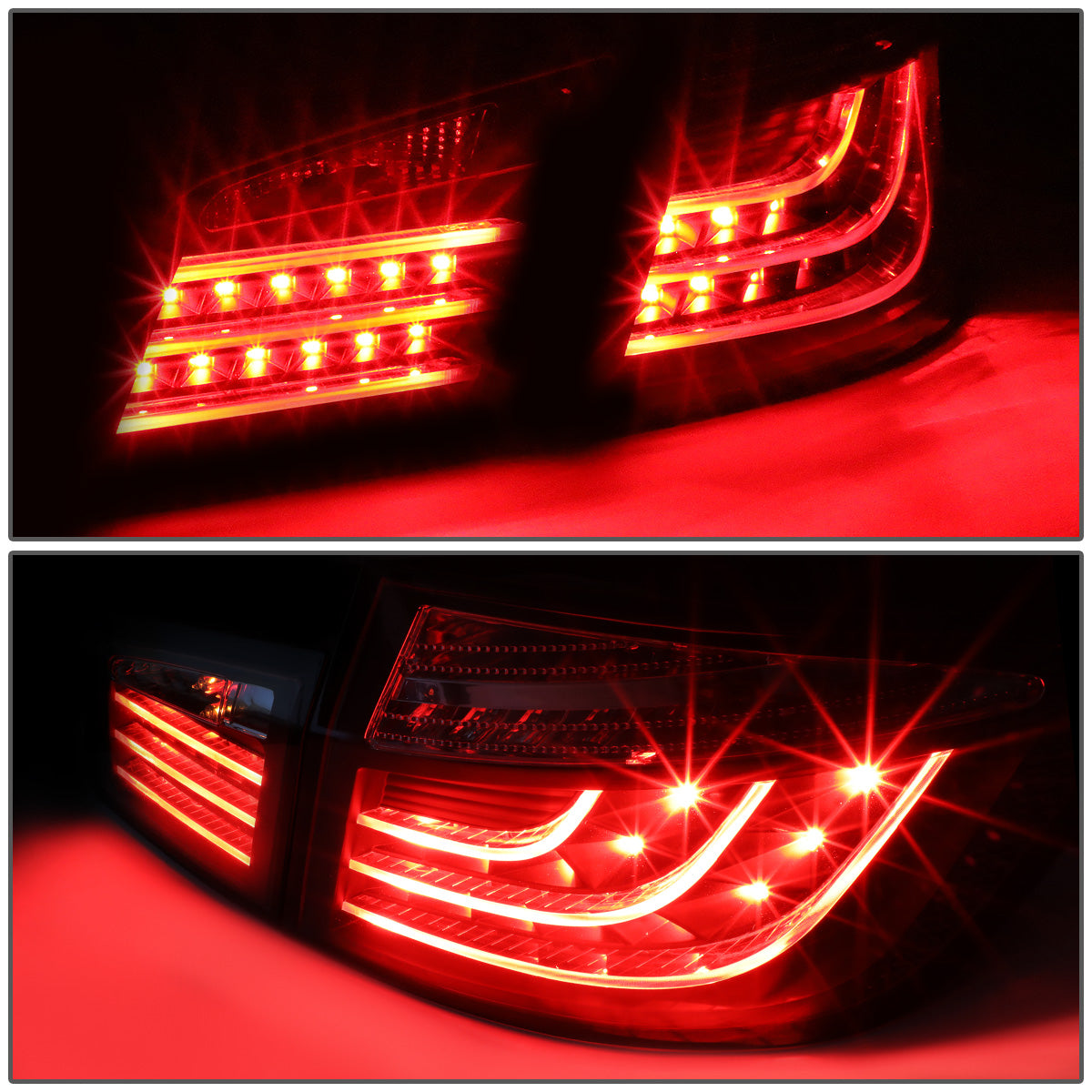 FAROS TRASEROS 11-13 BMW 528I , 528I XDRIVE , 535I , 535I XDRIVE , 550I , 550I XDRIVE / 12-13 BMW 530I , M5 - 3D - LED - CHROME / CLEAR