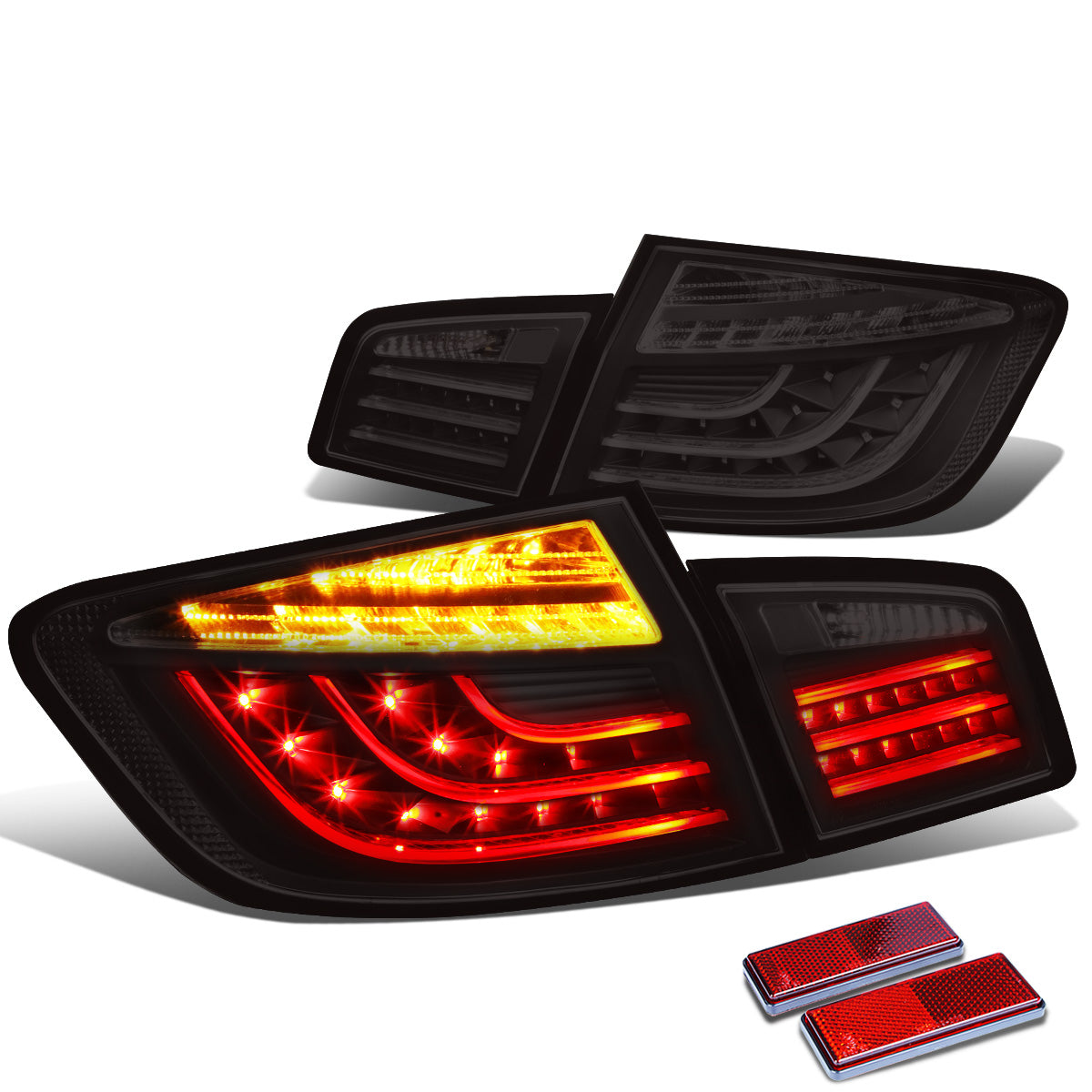 FAROS TRASEROS 11-13 BMW 528I , 528I XDRIVE , 535I , 535I XDRIVE , 550I , 550I XDRIVE / 12-13 BMW 530I , M5 - 3D - LED - SMOKE / CLEAR