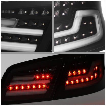 FAROS TRASEROS 14-16 BMW 520I / 11-16 BMW 528I & XDRIVE / 11-16 BMW 535I & XDRIVE / 11-16 BMW 550I & XDRIVE / 12-17 BMW M5 - FITS 4-DOOR SEDAN MODELS ONLY - 3D - LED - BLACK / SMOKD