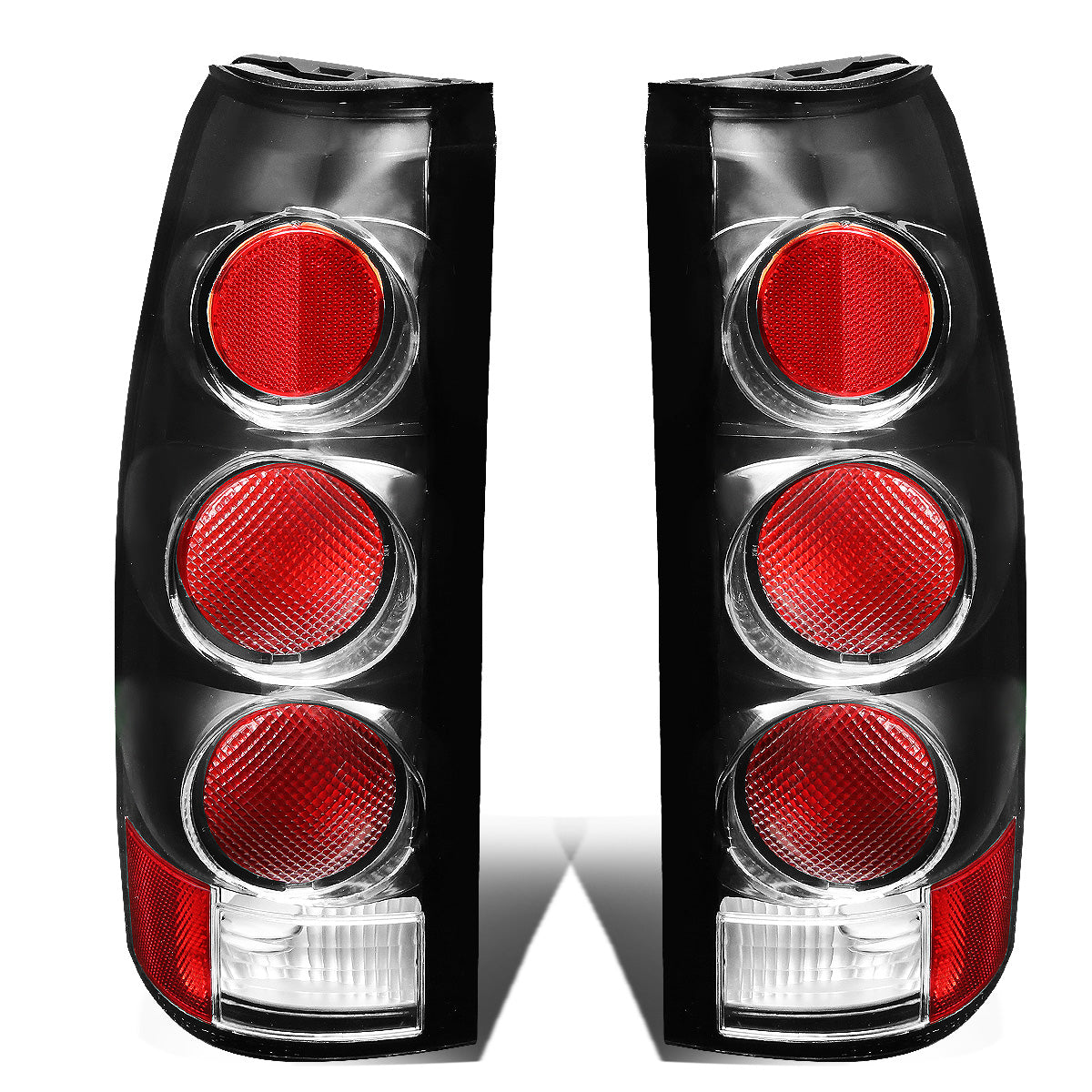 FAROS TRASEROS 88-99 CHEVY C1500 , K1500 / 88-00 CHEVY C2500 , K2500 , K3500 / 88-01 CHEVY C3500 / 92-99 CHEVY SUBURBAN C1500 , 2500 , K1500 , K2500 / 92-94 CHEVY BLAZER / 95-99 CHEVY TAHOE , 99-00 CADILLAC ESCALADE / 200 CHEVY TAHOE - ALTEZZA - BLACK