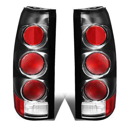 FAROS TRASEROS 88-99 CHEVY C1500 , K1500 / 88-00 CHEVY C2500 , K2500 , K3500 / 88-01 CHEVY C3500 / 92-99 CHEVY SUBURBAN C1500 , 2500 , K1500 , K2500 / 92-94 CHEVY BLAZER / 95-99 CHEVY TAHOE , 99-00 CADILLAC ESCALADE / 200 CHEVY TAHOE - ALTEZZA - BLACK