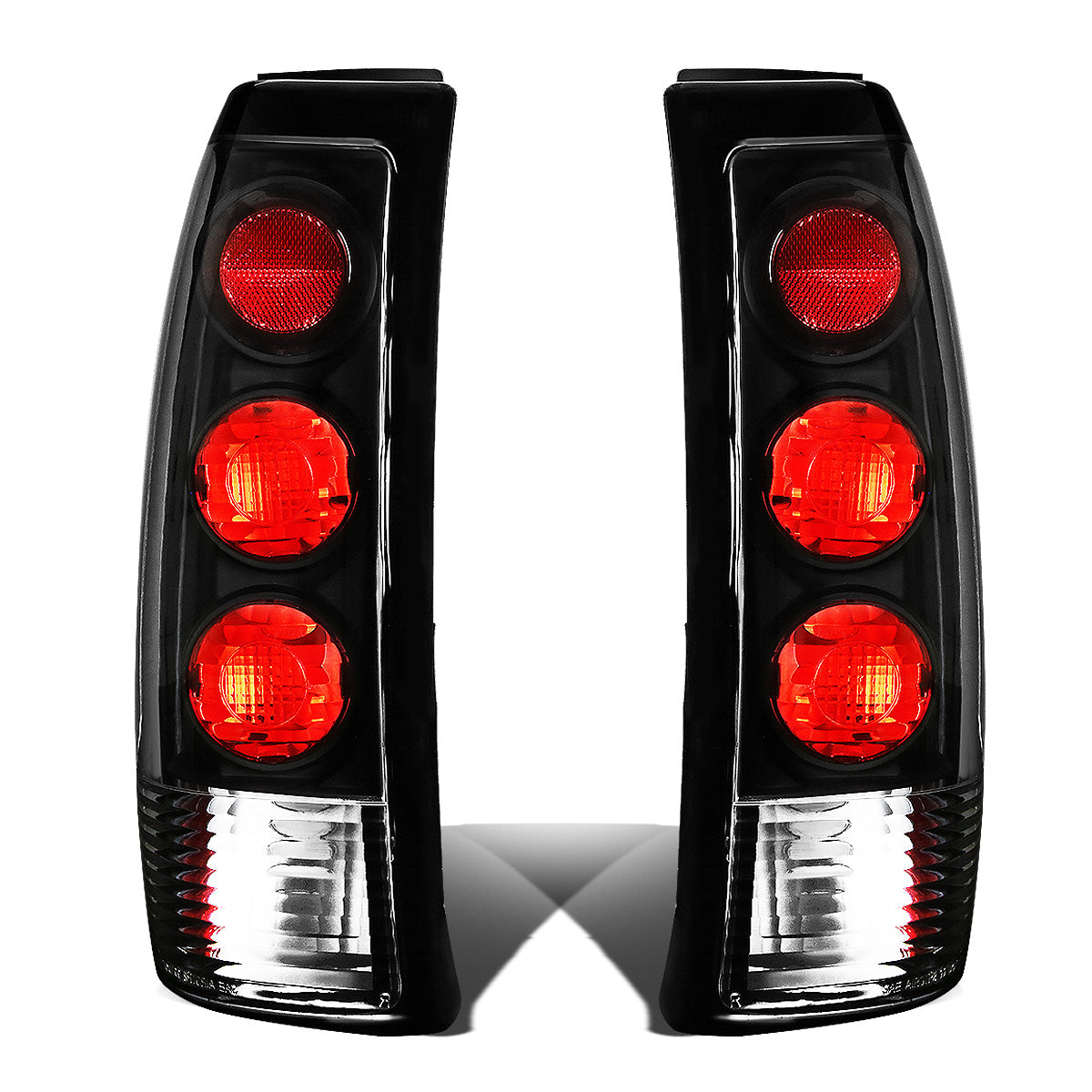 FAROS TRASEROS 99-02 CHEVY SILVERADO 1500 , 2500 / 99-03 GMC SIERRA 1500 , 2500 / 01-02 CHEVY SILVERADO 1500HD , 2500HD , 3500 / 01-03 GMC SIERRA 1500HD , 2500HD , 3500 - ALTEZZA - BLACK