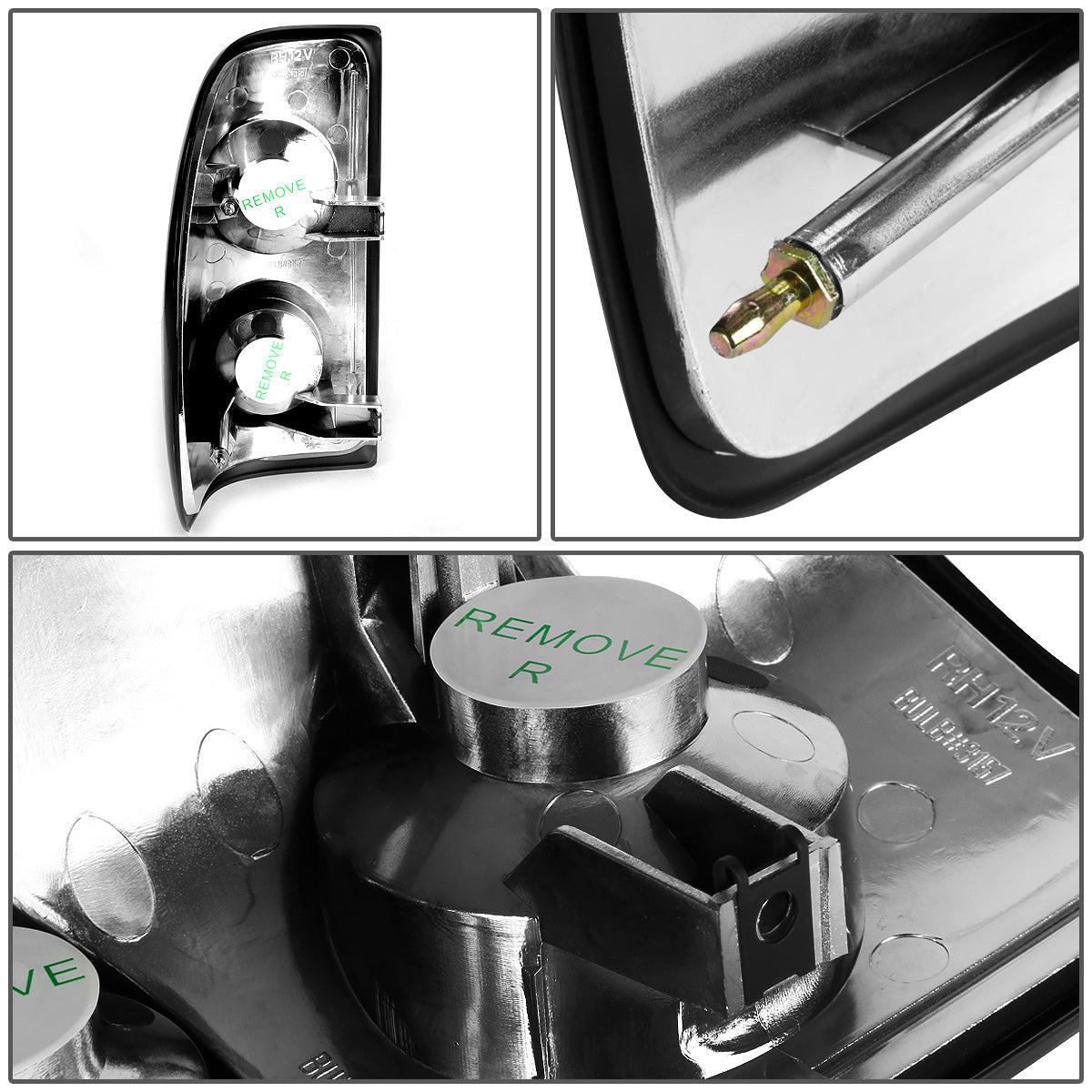 FAROS TRASEROS 97-04 DODGE DAKOTA - ALTEZZA - CHROME