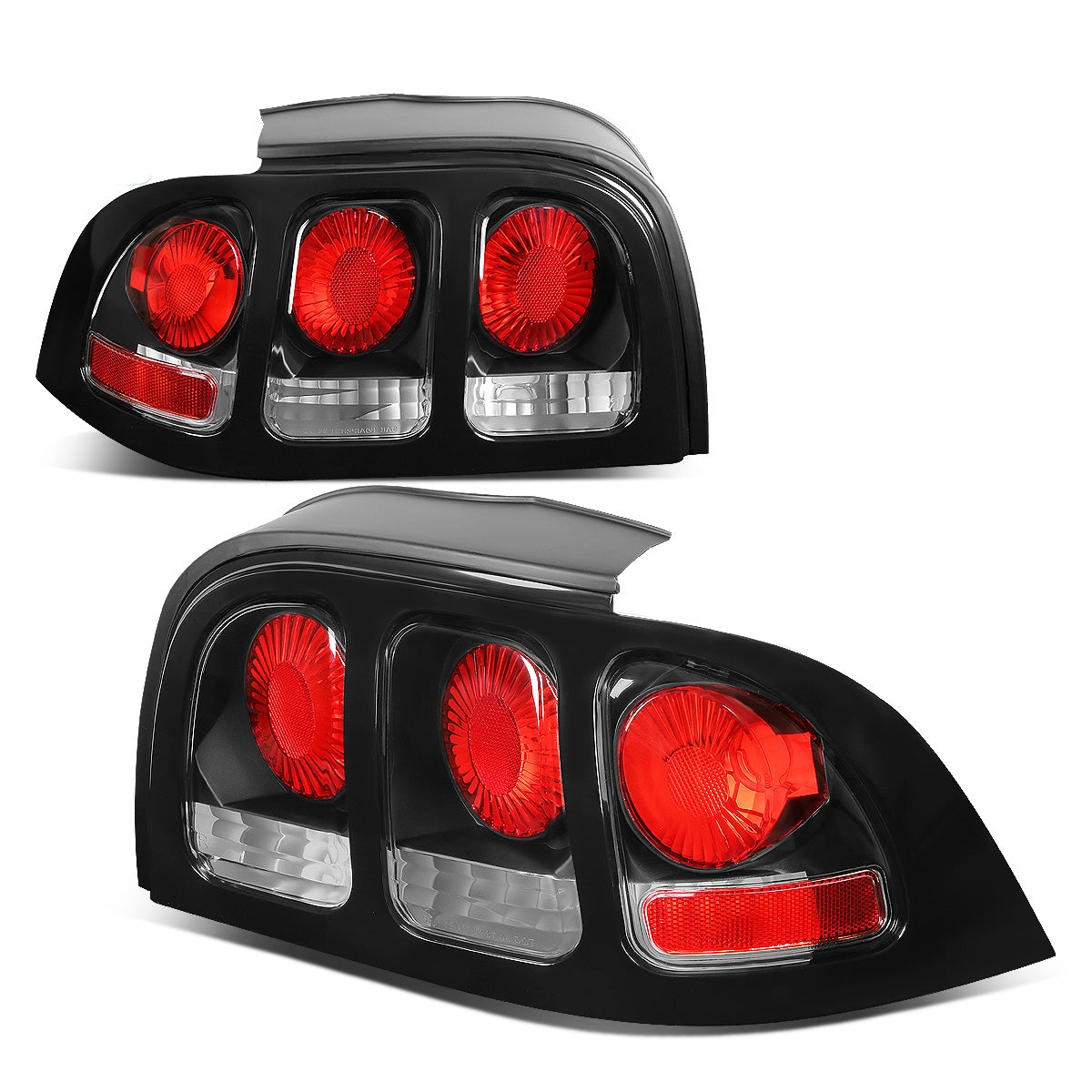 FAROS TRASEROS 94-98 FORD MUSTANG - ALTEZZA - BLACK