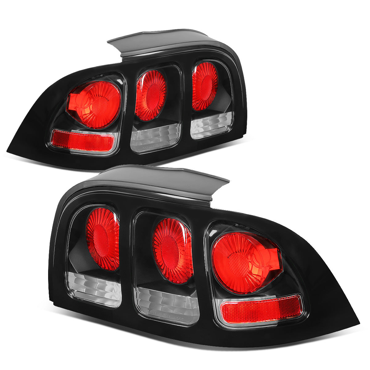 FAROS TRASEROS 94-98 FORD MUSTANG - ALTEZZA - BLACK