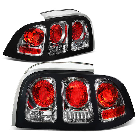 FAROS TRASEROS 94-98 FORD MUSTANG - ALTEZZA - CHROME
