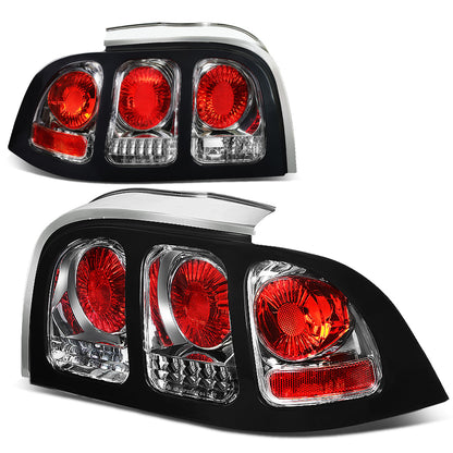FAROS TRASEROS 94-98 FORD MUSTANG - ALTEZZA - CHROME