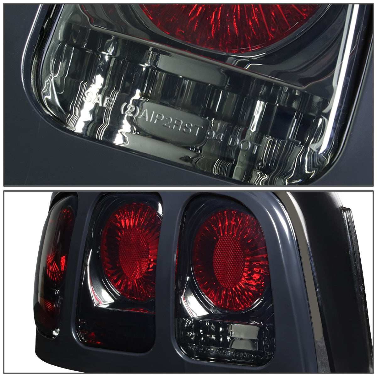 FAROS TRASEROS 94-98 FORD MUSTANG - ALTEZZA - SMOKE