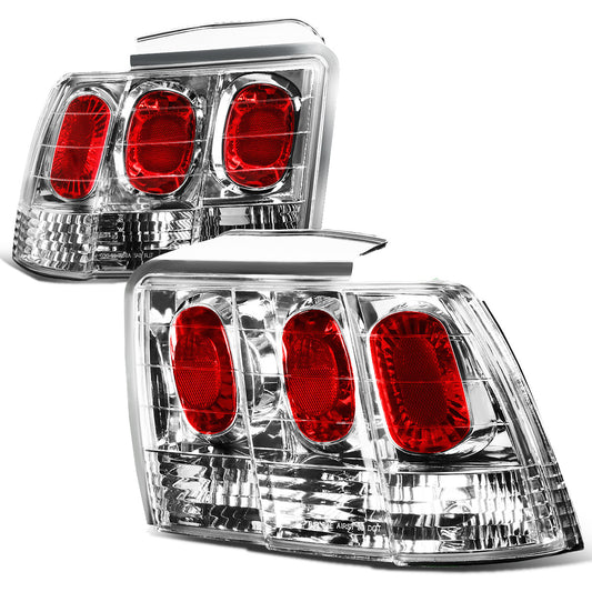 FAROS TRASEROS 99-04 FORD MUSTANG - ALTEZZA - CHROME