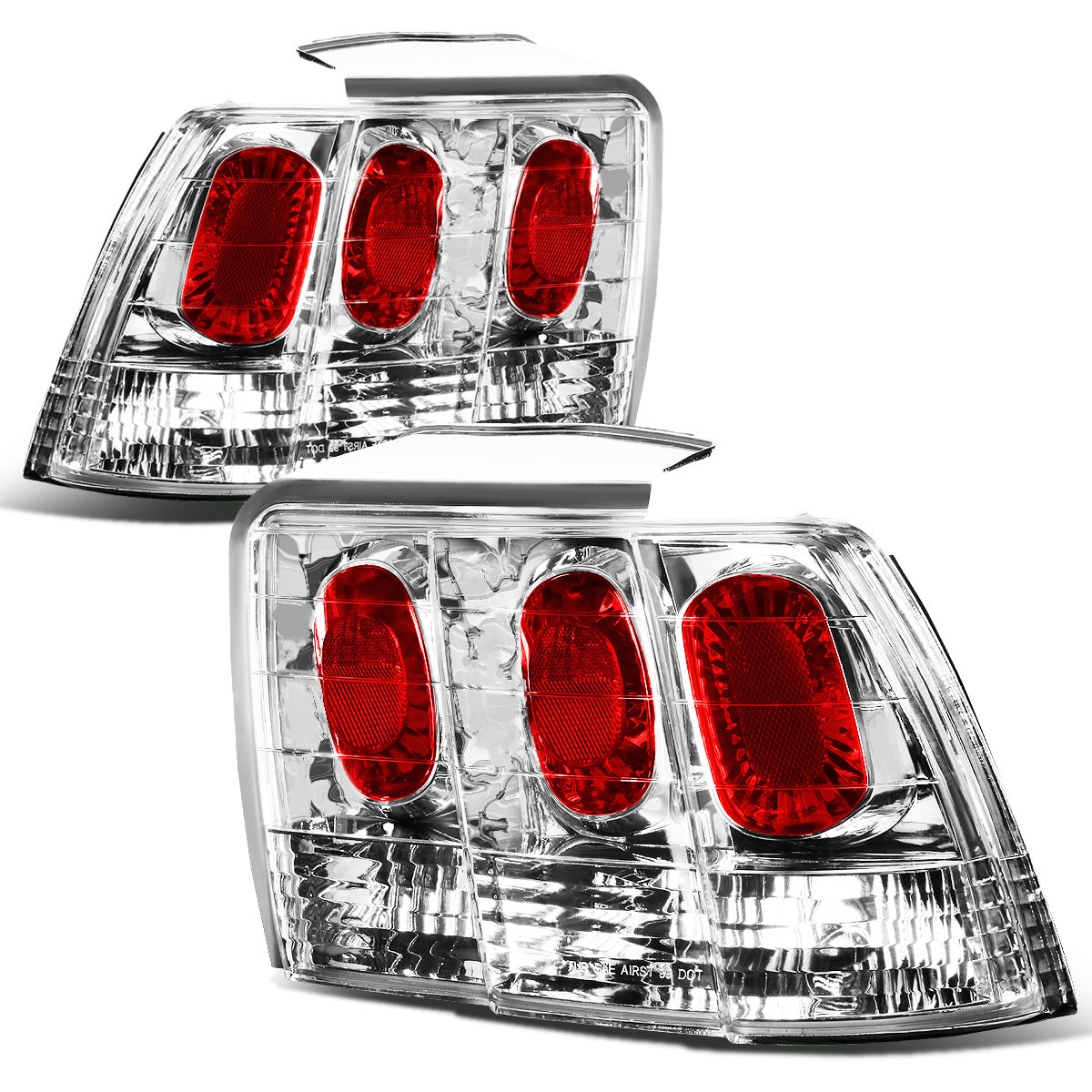 FAROS TRASEROS 99-04 FORD MUSTANG - ALTEZZA - CHROME