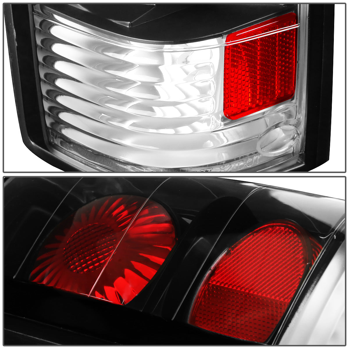 FAROS TRASEROS 82-90 GMC S15 / 82-93 CHEVY S10 / 83-94 GMC S10 BLAZER , S15 JIMMY / 91-93 GMC SONOMA - ALTEZZA - BLACK