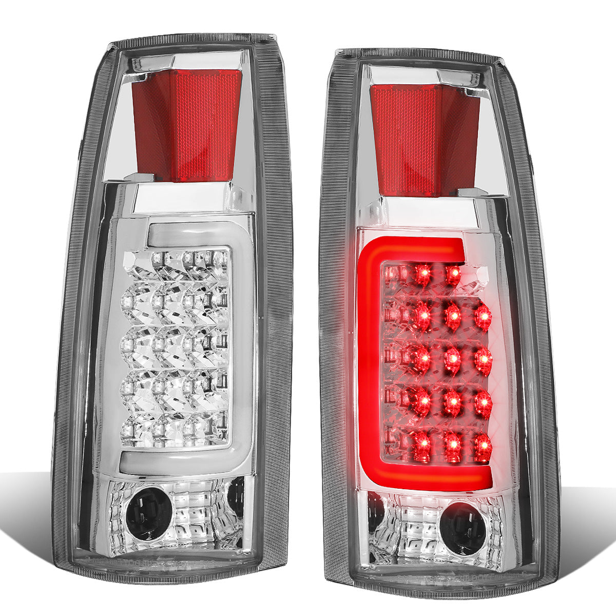 FAROS TRASEROS 88-99 CHEVY C1500 , K1500 / 88-00 CHEVY C2500 , K2500 , K3500 / 88-01 CHEVY C3500 / 92-99 CHEVY SUBURBAN C1500 , 2500 , K1500 , K2500 / 92-94 CHEVY BLAZER / 95-99 CHEVY TAHOE , 99-00 CADILLAC ESCALADE / 200 CHEVY TAHOE - 3D - U-HALO LED -