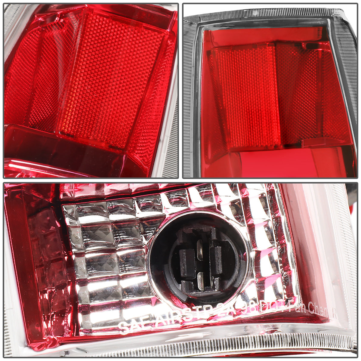 FAROS TRASEROS 88-99 CHEVY C1500 , K1500 / 88-00 CHEVY C2500 , K2500 , K3500 / 88-01 CHEVY C3500 / 92-99 CHEVY SUBURBAN C1500 , 2500 , K1500 , K2500 / 92-94 CHEVY BLAZER / 95-99 CHEVY TAHOE , 99-00 CADILLAC ESCALADE / 200 CHEVY TAHOE - 3D - U-HALO LED -