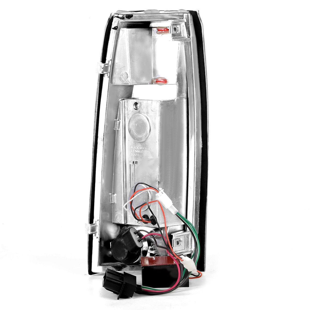 FAROS TRASEROS 89-90 CHEVY C1500 , C2500 , C3500 / 1990 CHEVY K1500 , K2500 , K3500 , GMC C1500 , C2500 , C3500 - LED - CHROME / SMOKE