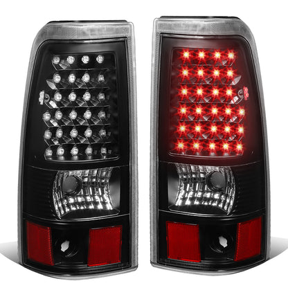FAROS TRASEROS 03-06 CHEVY SILVERADO 1500 , 2500 , 3500 , HD MODELS , GMC SIERRA 1500 , 2500 , 3500 , HD MODELS / 2007 CHEVY SILVERADO , GMC SIERRA CLASSIC MODELS - LED - FITS FLEETSIDE MODELS ONLY , DOES NOT FIT DUALLY MODELS - BLACK / CLEAR