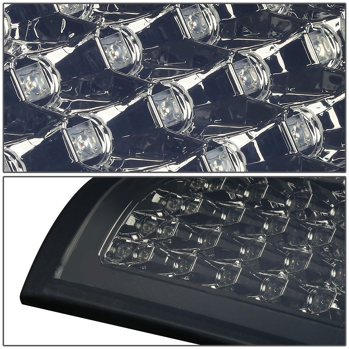 FAROS TRASEROS 03-06 CHEVY SILVERADO 1500 , 2500 , 3500 , HD MODELS , GMC SIERRA 1500 , 2500 , 3500 , HD MODELS / 2007 CHEVY SILVERADO , GMC SIERRA CLASSIC MODELS - LED - FITS FLEETSIDE MODELS ONLY , DOES NOT FIT DUALLY MODELS - CHROME / SMOKE
