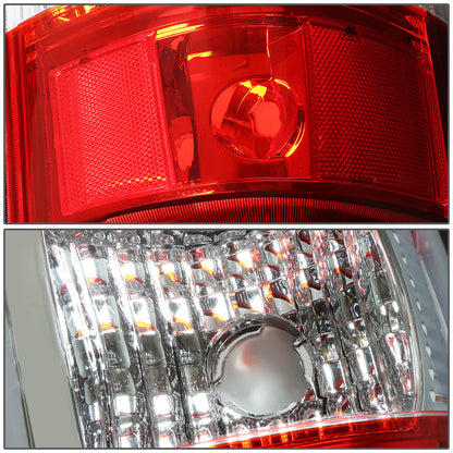 FAROS TRASEROS 03-06 CHEVY SILVERADO 1500 , 2500 , 3500 , HD MODELS , GMC SIERRA 1500 , 2500 , 3500 , HD MODELS / 2007 CHEVY SILVERADO , GMC SIERRA CLASSIC MODELS - RED C-BAR - 3D - U-HALO LED - FITS FLEETSIDE MODELS ONLY , DOES NOT FIT DUALLY MODELS -