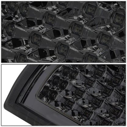 FAROS TRASEROS 99-02 CHEVY SILVERADO 1500 , 2500 , 3500 , HD MODELS / 99-03 GMC SIERRA 1500 , 2500 , 3500 , HD MODELS - LED - CHROME / SMOKE
