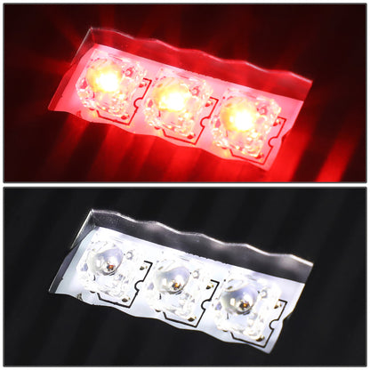 FAROS TRASEROS 07-08 DODGE RAM 1500 / 07-09 DODGE RAM 2500 , 3500 - C-BAR - 3D - U-HALO LED - BLACK / CLEAR
