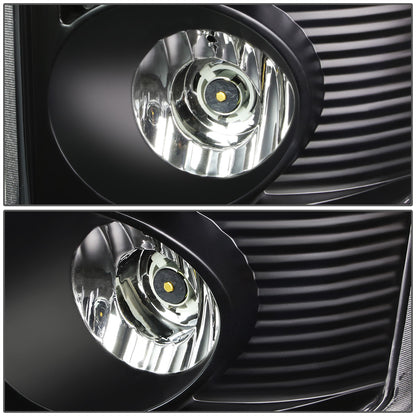 FAROS TRASEROS 07-08 DODGE RAM 1500 / 07-09 DODGE RAM 2500 , 3500 - LED - BLACK / CLEAR