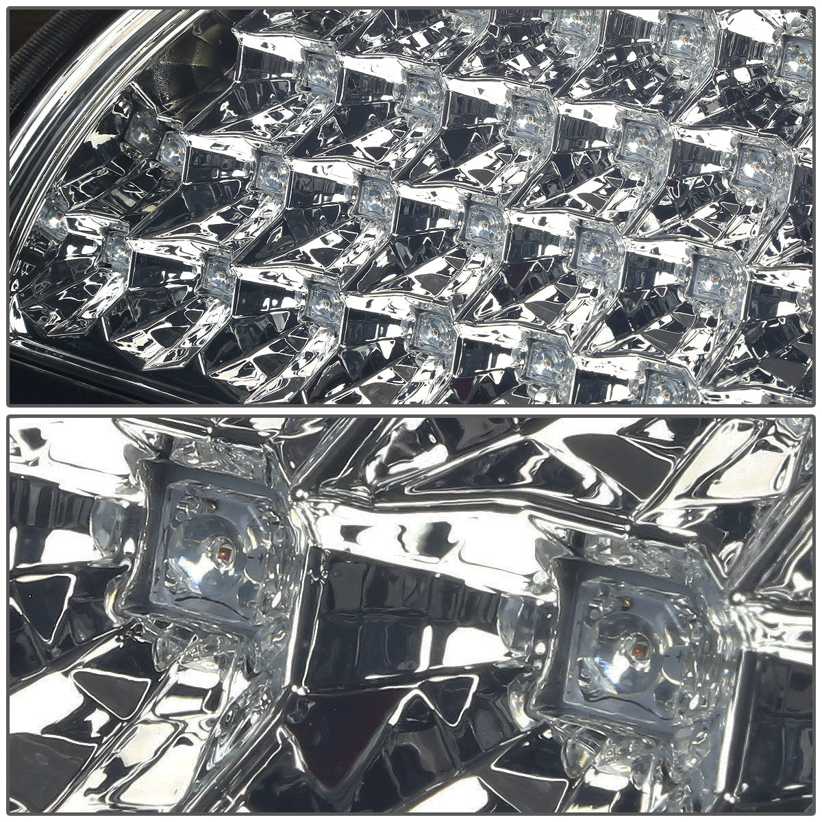 FAROS TRASEROS 07-08 DODGE RAM 1500 / 07-09 DODGE RAM 2500 , 3500 - LED - CHROME / SMOKE