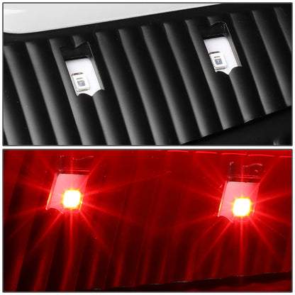FAROS TRASEROS 09-17 DODGE RAM 1500 / 10-17 DODGE RAM 2500 , 3500 - C-BAR - 3D - LED - BLACK / CLEAR