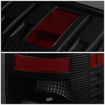 FAROS TRASEROS 09-17 DODGE RAM 1500 / 10-17 DODGE RAM 2500 , 3500 - L-BAR - 3D - LED - BLACK / SMOKE