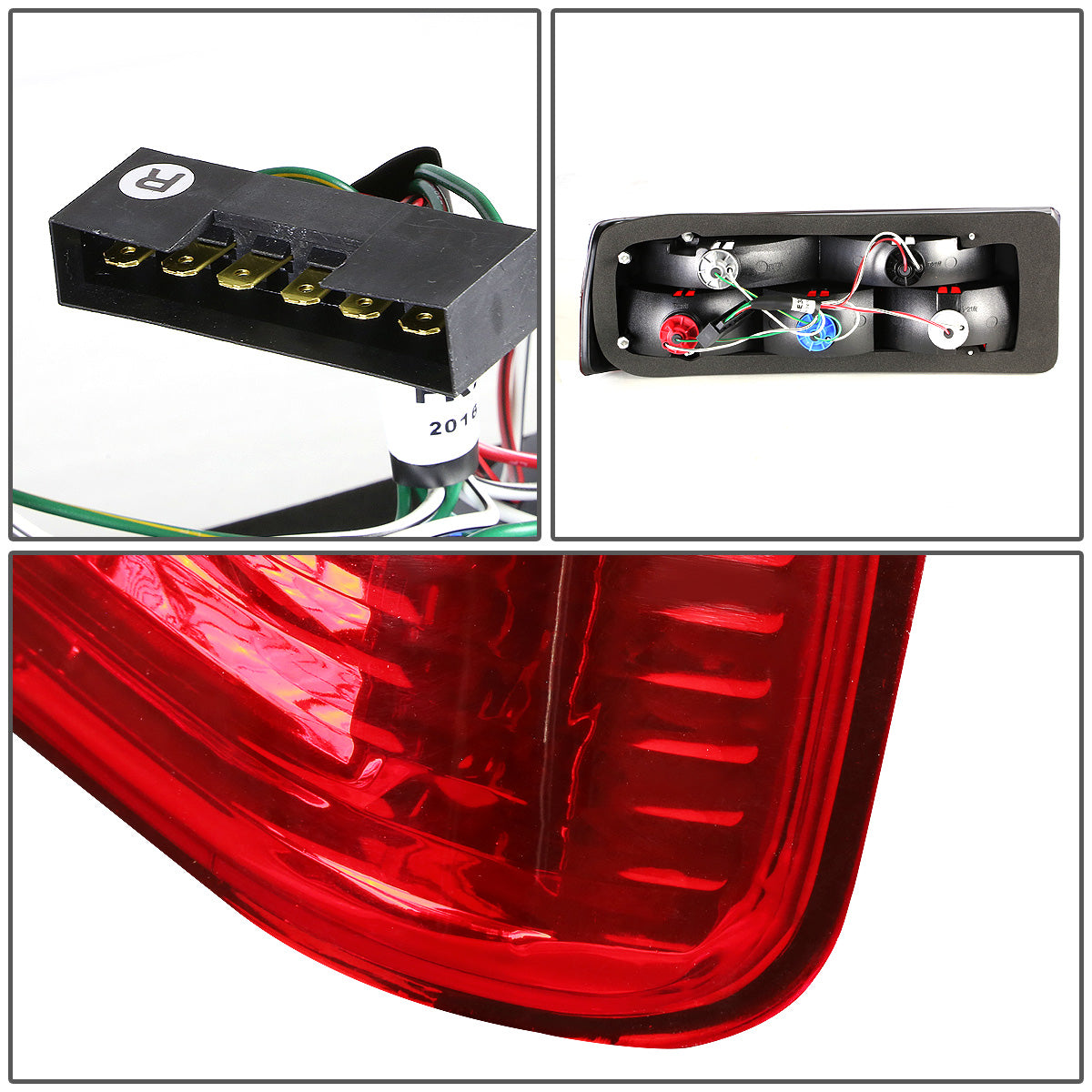 FAROS TRASEROS 84-85 BMW 318I / 84-87 BMW 325E / 86-87 BMW 325ES / 86-88 BMW 325 / 87-90 BMW 325I , 325IS / 88-91 BMW M3 - RED / CLEAR