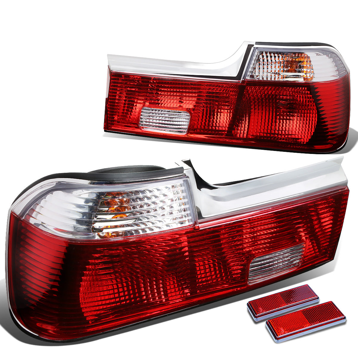 FAROS TRASEROS 88-92 BMW 735I / 93-94 BMW 740I , 740IL / 88-94 BMW 750IL - RED / CLEAR