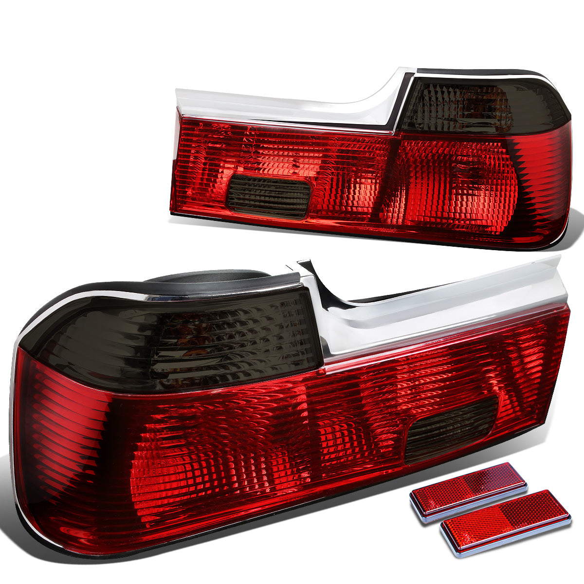 FAROS TRASEROS 88-92 BMW 735I / 93-94 BMW 740I , 740IL / 88-94 BMW 750IL - RED / SMOKE
