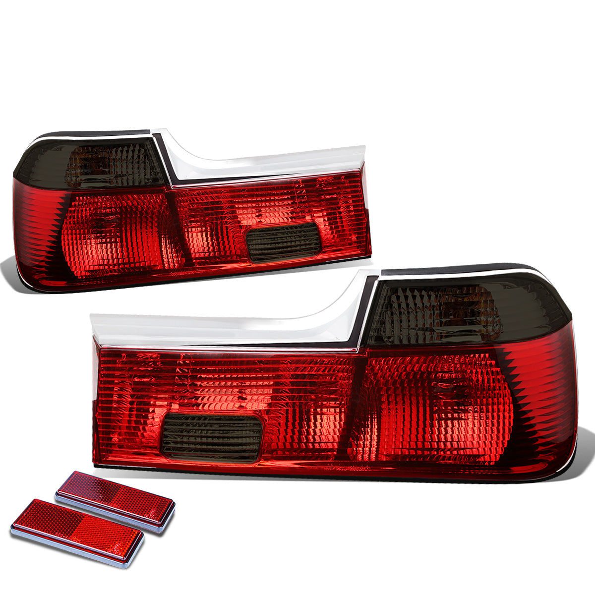 FAROS TRASEROS 88-92 BMW 735I / 93-94 BMW 740I , 740IL / 88-94 BMW 750IL - RED / SMOKE