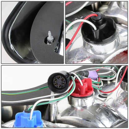 FAROS TRASEROS 88-92 BMW 735I / 93-94 BMW 740I , 740IL / 88-94 BMW 750IL - RED / SMOKE