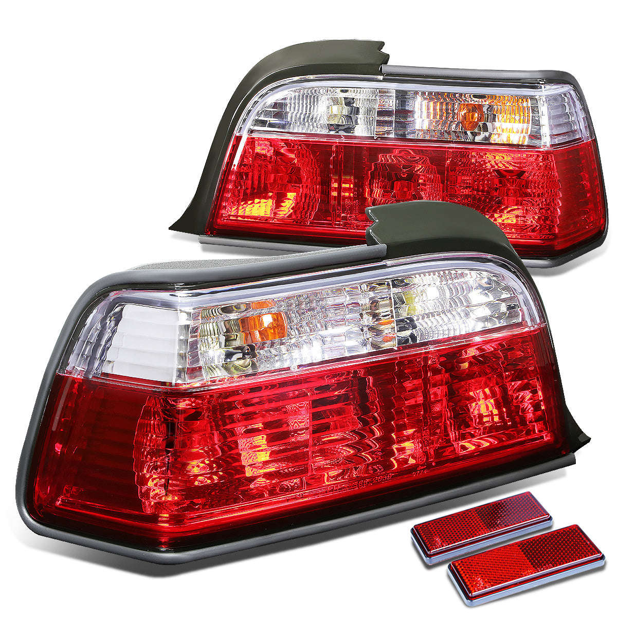 FAROS TRASEROS 92-95 BMW 325I , 325IS / 92-99 BMW 318I , 318IS / 94-99 BMW M3 / 96-99 BMW 328I , 328IS / 98-99 BMW 323I - RED / CLEAR