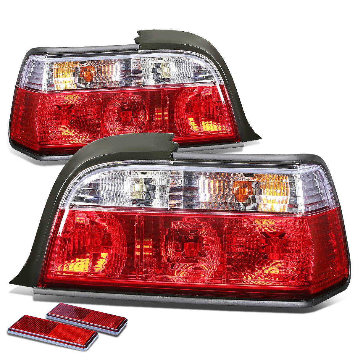FAROS TRASEROS 92-95 BMW 325I , 325IS / 92-99 BMW 318I , 318IS / 94-99 BMW M3 / 96-99 BMW 328I , 328IS / 98-99 BMW 323I - RED / CLEAR
