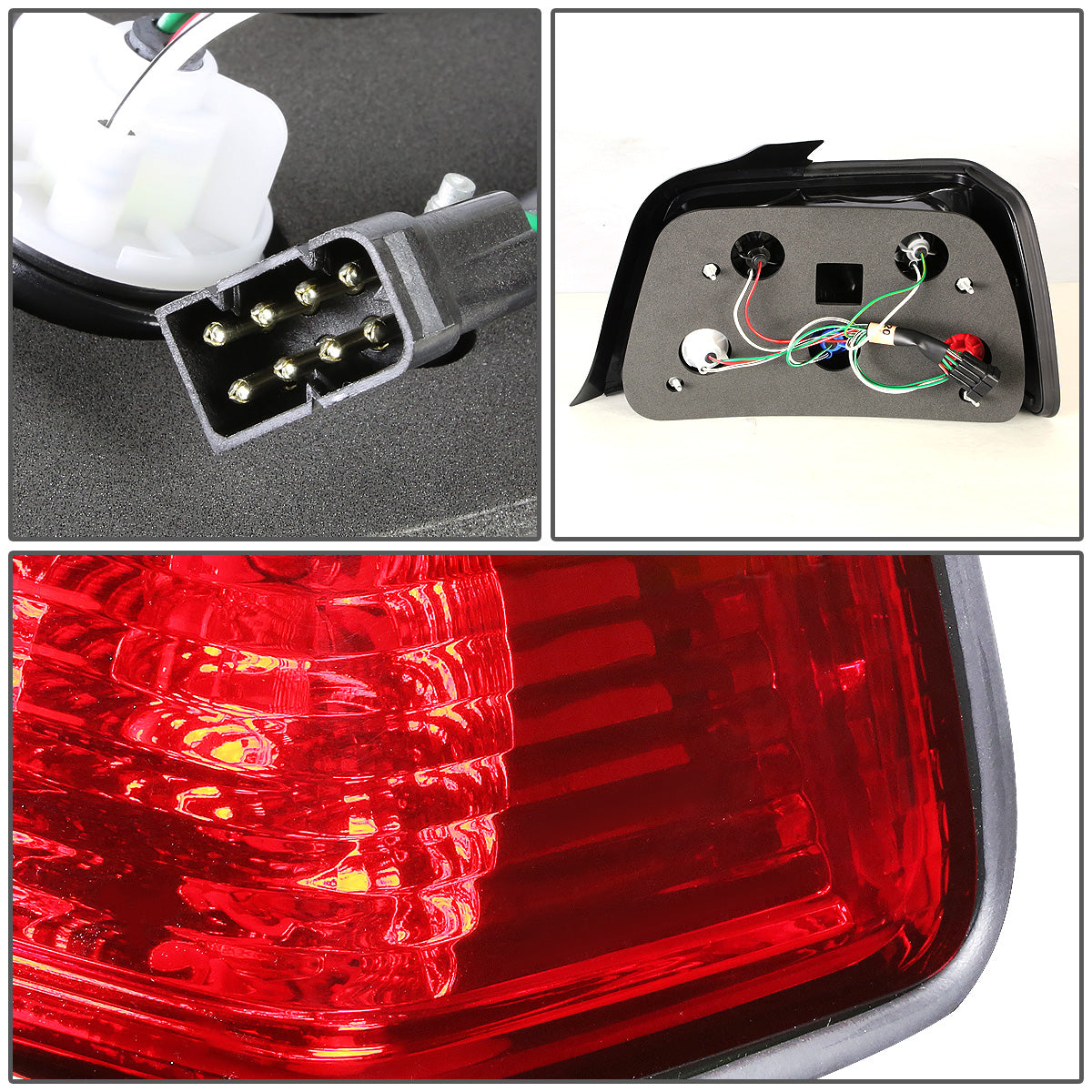 FAROS TRASEROS 92-95 BMW 320I / 92-96 BMW 318I / 92-98 BMW 325I / 97-98 BMW 323I , M3 - RED / CLEAR