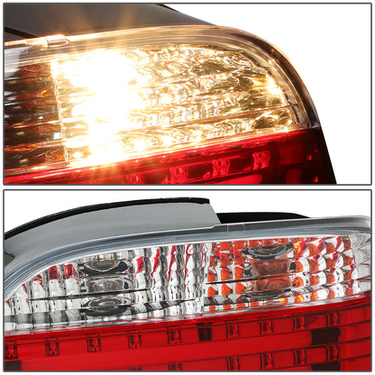 FAROS TRASEROS 95-01 BMW 750IL , 740IL , 740I - 3D - LED - RED / CLEAR